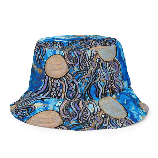 Aura in the Abyss - Reversible bucket hat - Glow N Flow Studio 777