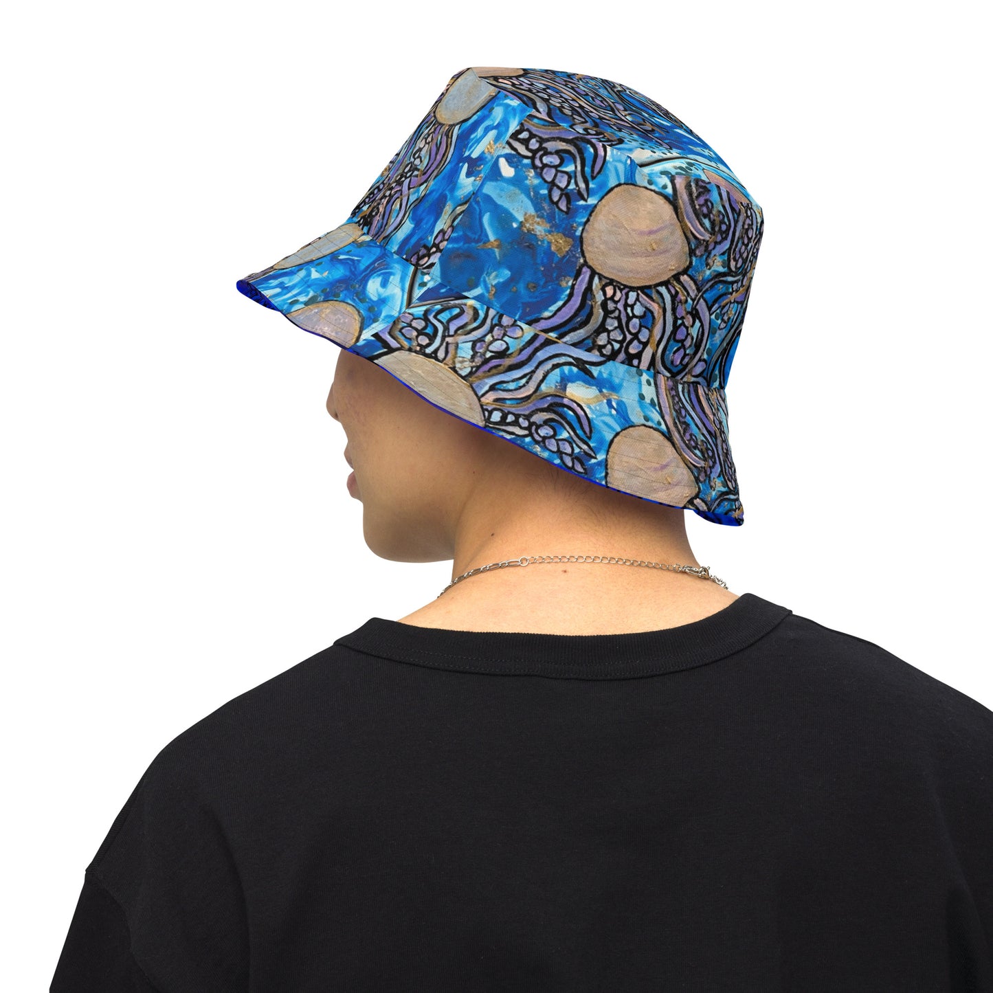 Aura in the Abyss - Reversible bucket hat - Glow N Flow Studio 777