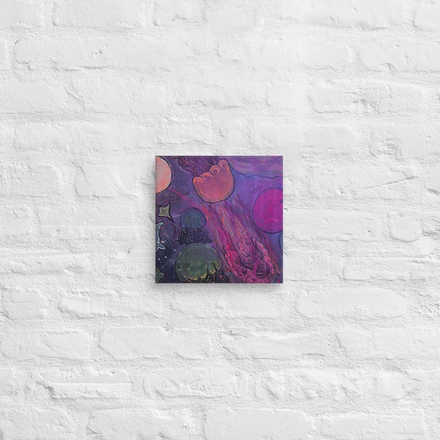 Ocean in space - Canvas - Glow N Flow Studio 777