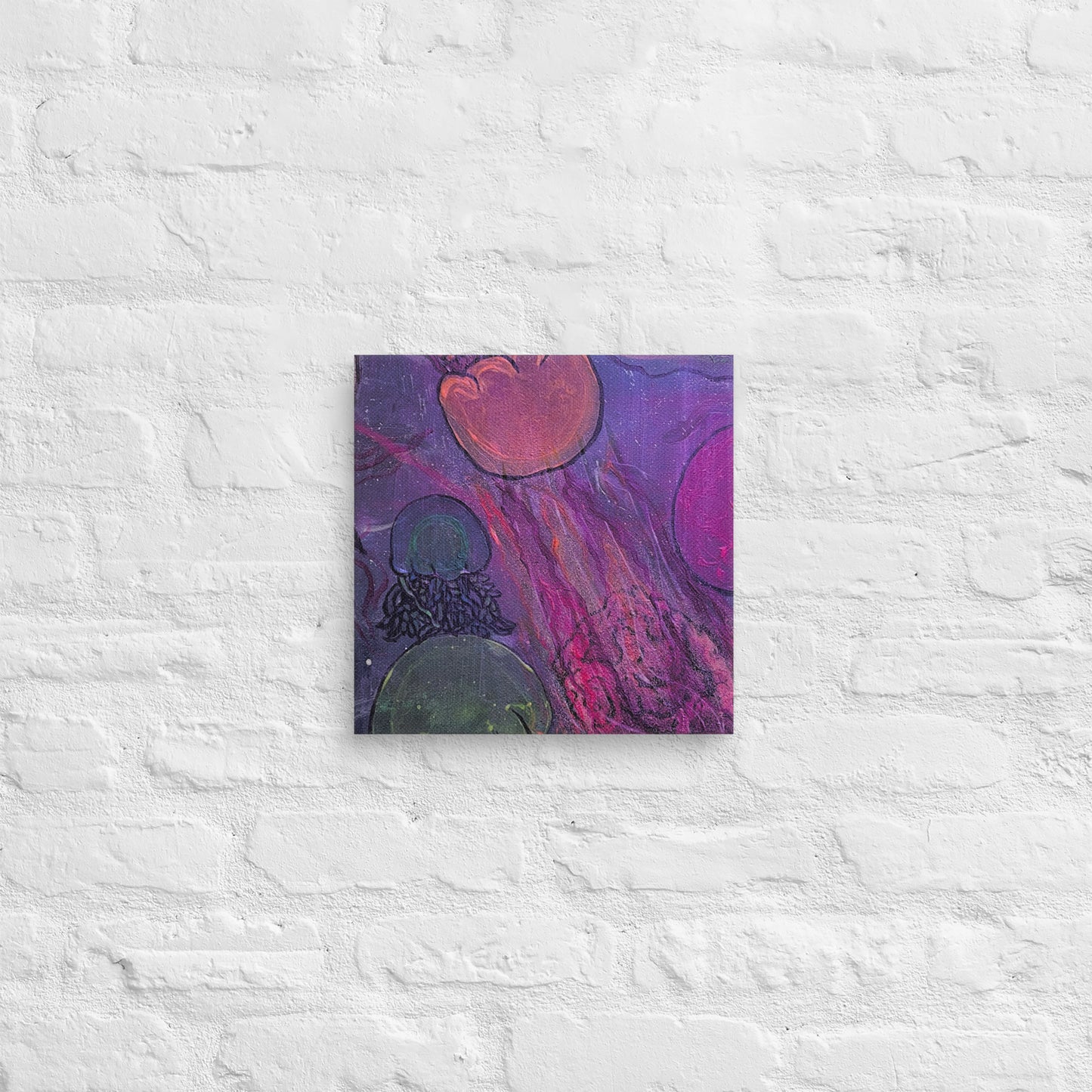 Ocean in space - Canvas - Glow N Flow Studio 777