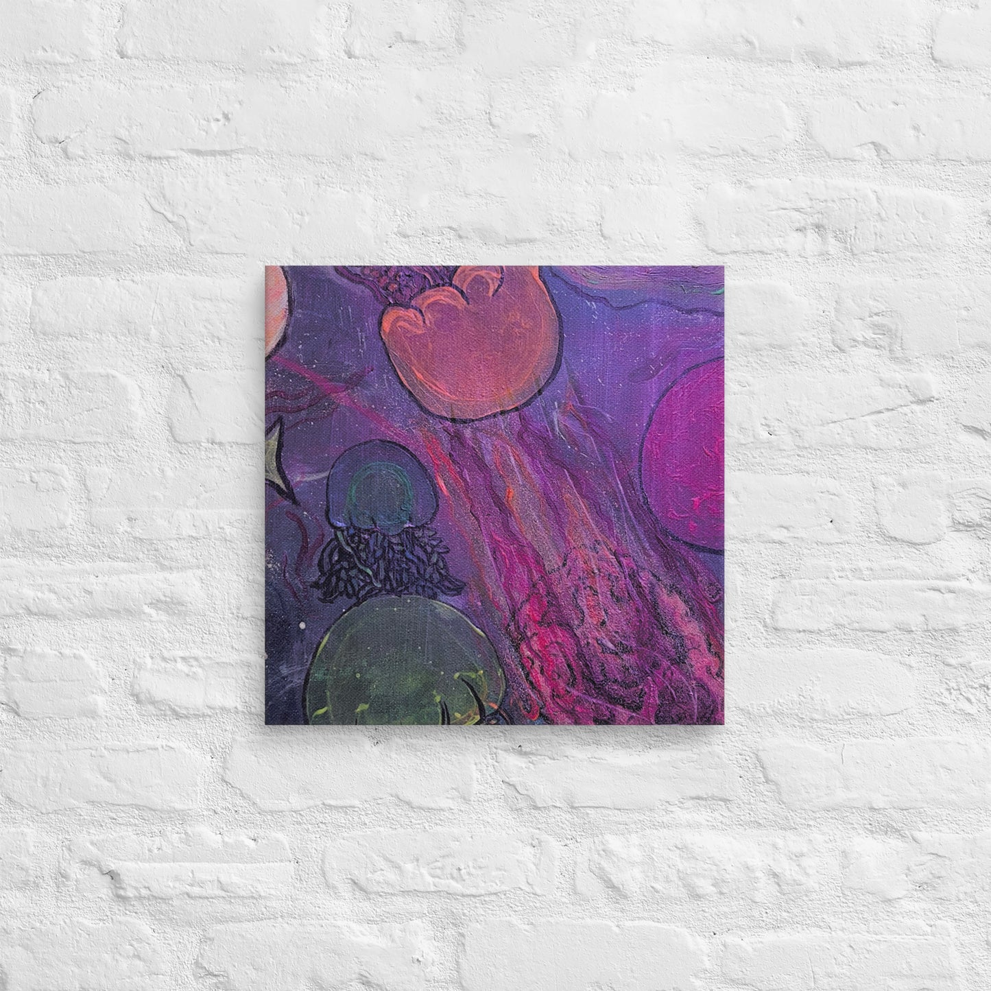 Ocean in space - Canvas - Glow N Flow Studio 777