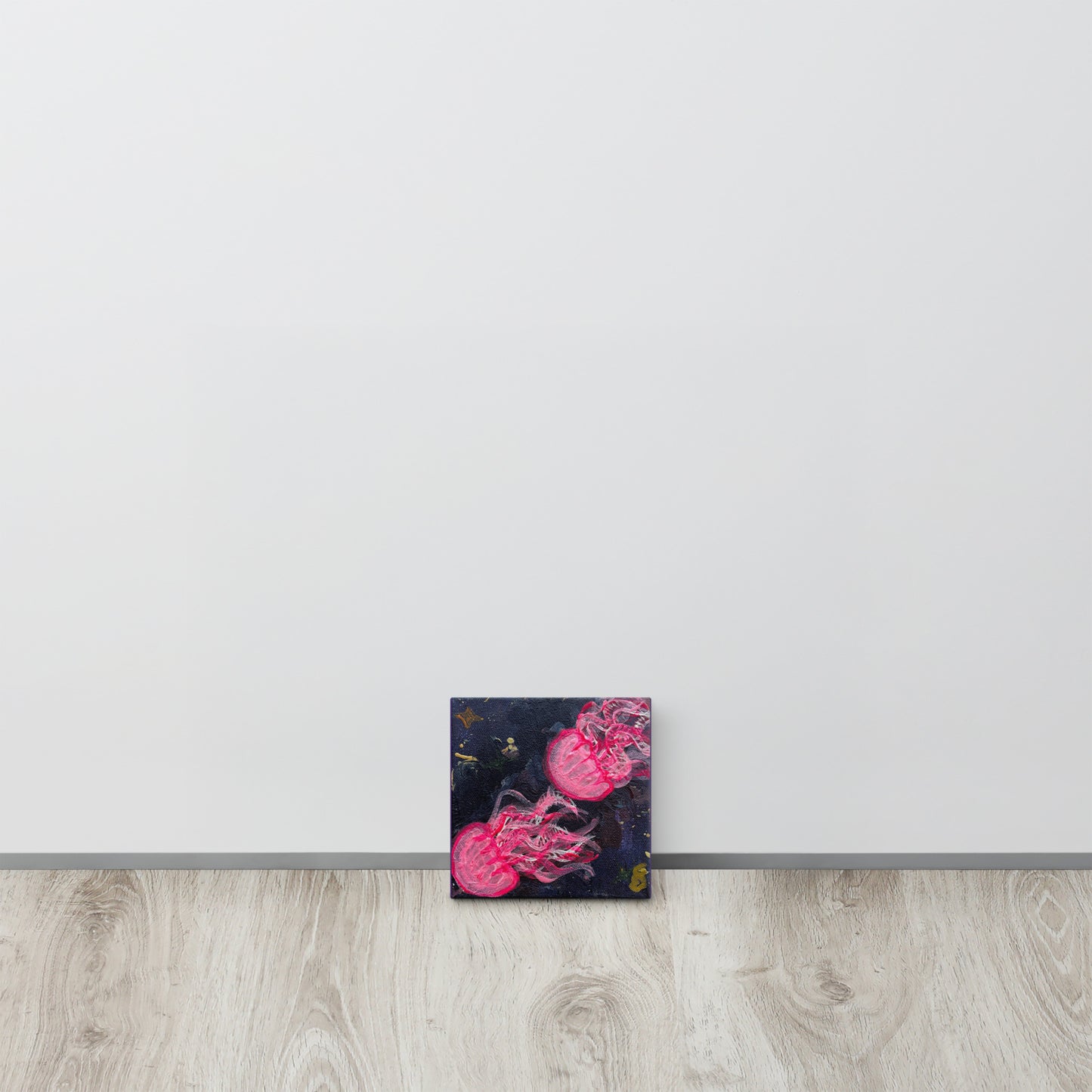 Pink Glow Jellies - Canvas - Glow N Flow Studio 777