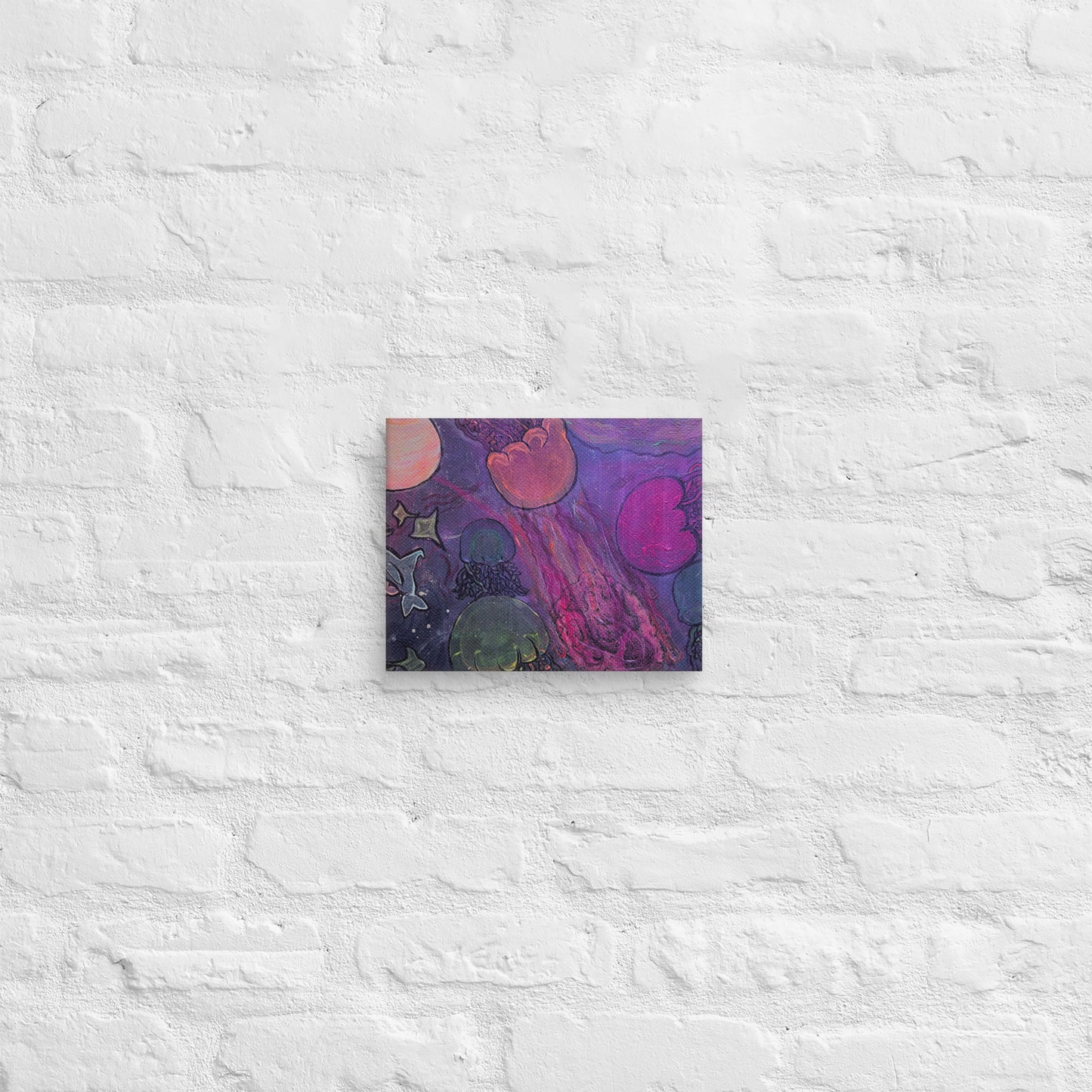 Ocean in space - Canvas - Glow N Flow Studio 777