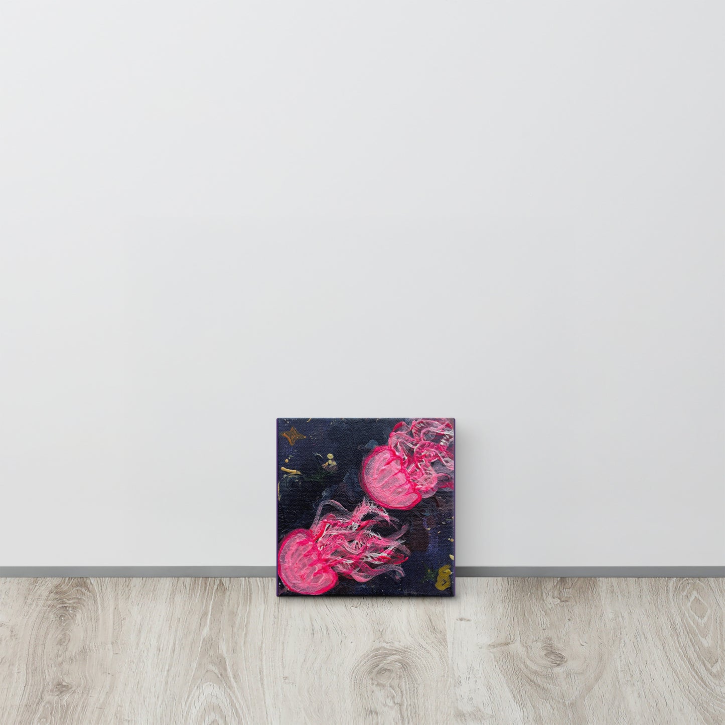 Pink Glow Jellies - Canvas - Glow N Flow Studio 777