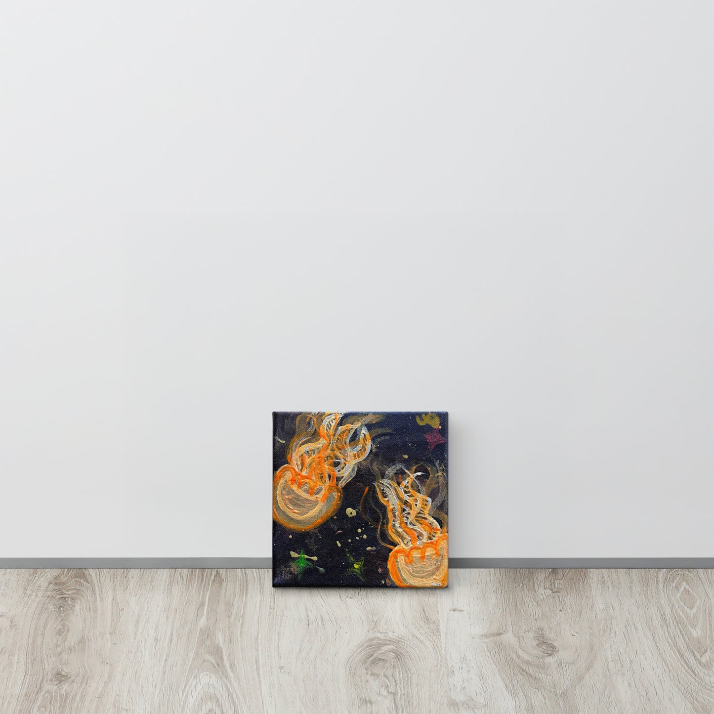 Orange Glow Jellies - Canvas - Glow N Flow Studio 777