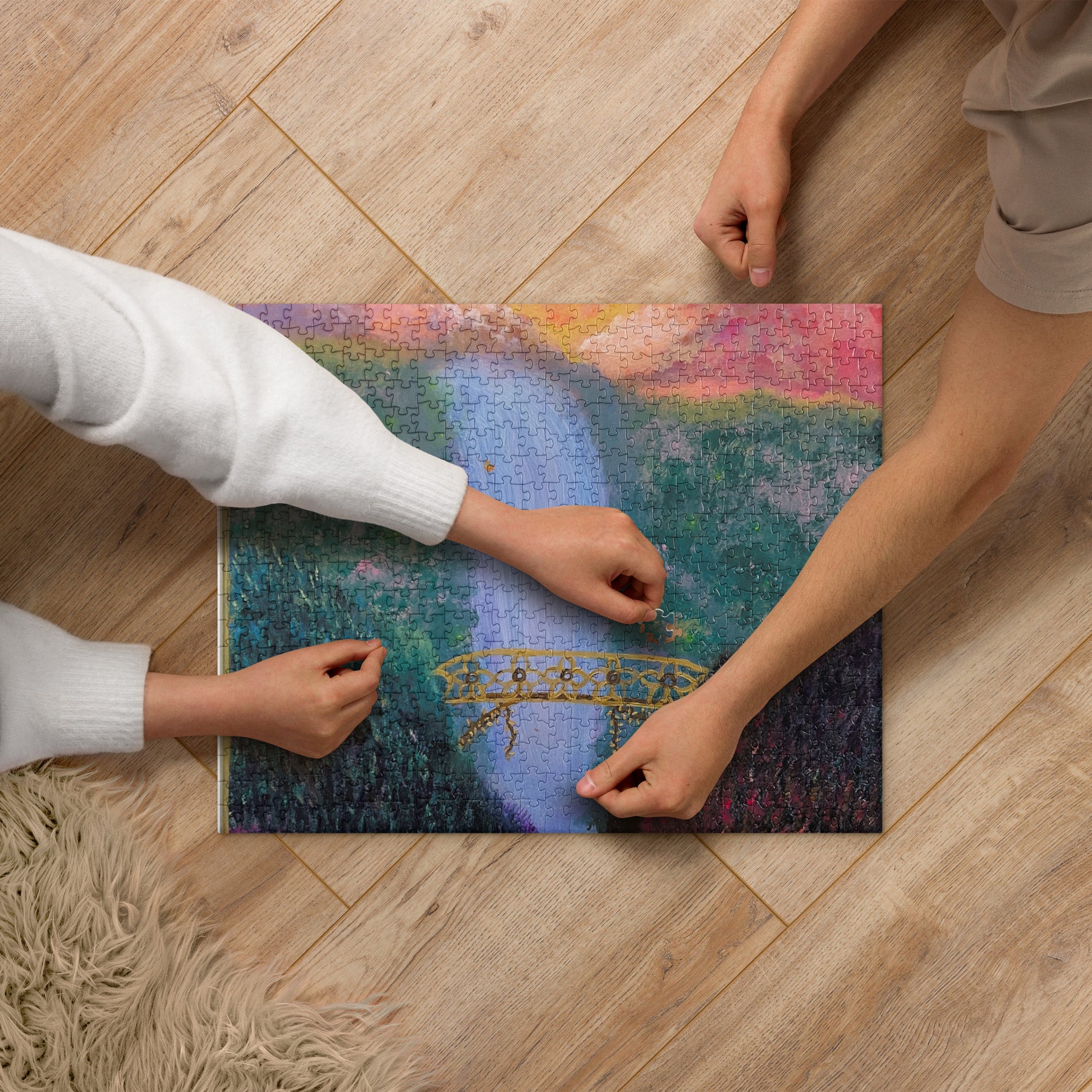Everlasting glow - Jigsaw puzzle - Glow N Flow Studio 777
