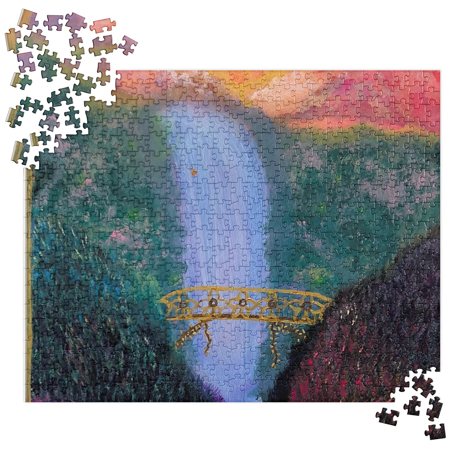 Everlasting glow - Jigsaw puzzle - Glow N Flow Studio 777