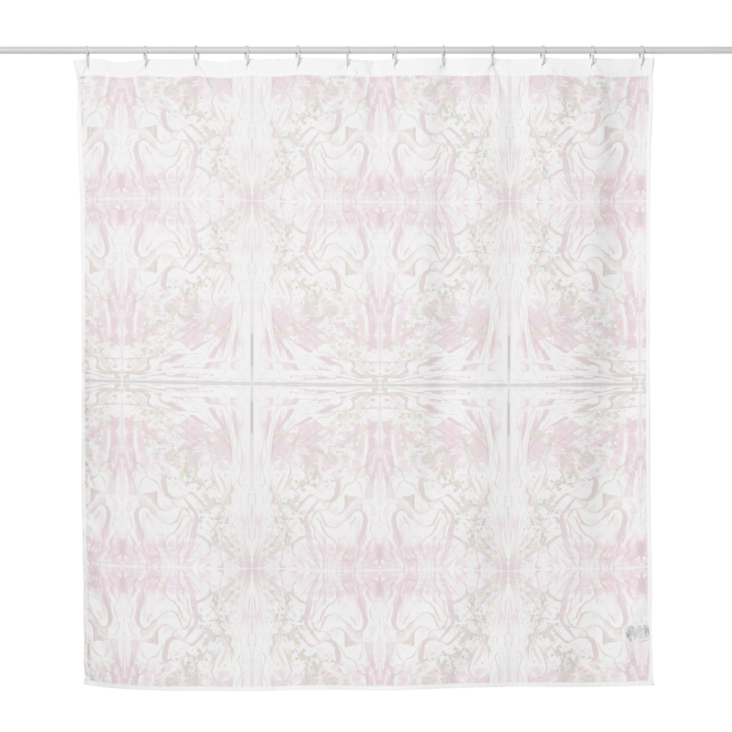 Golden Unraveling - Shower curtain - Glow N Flow Studio 777