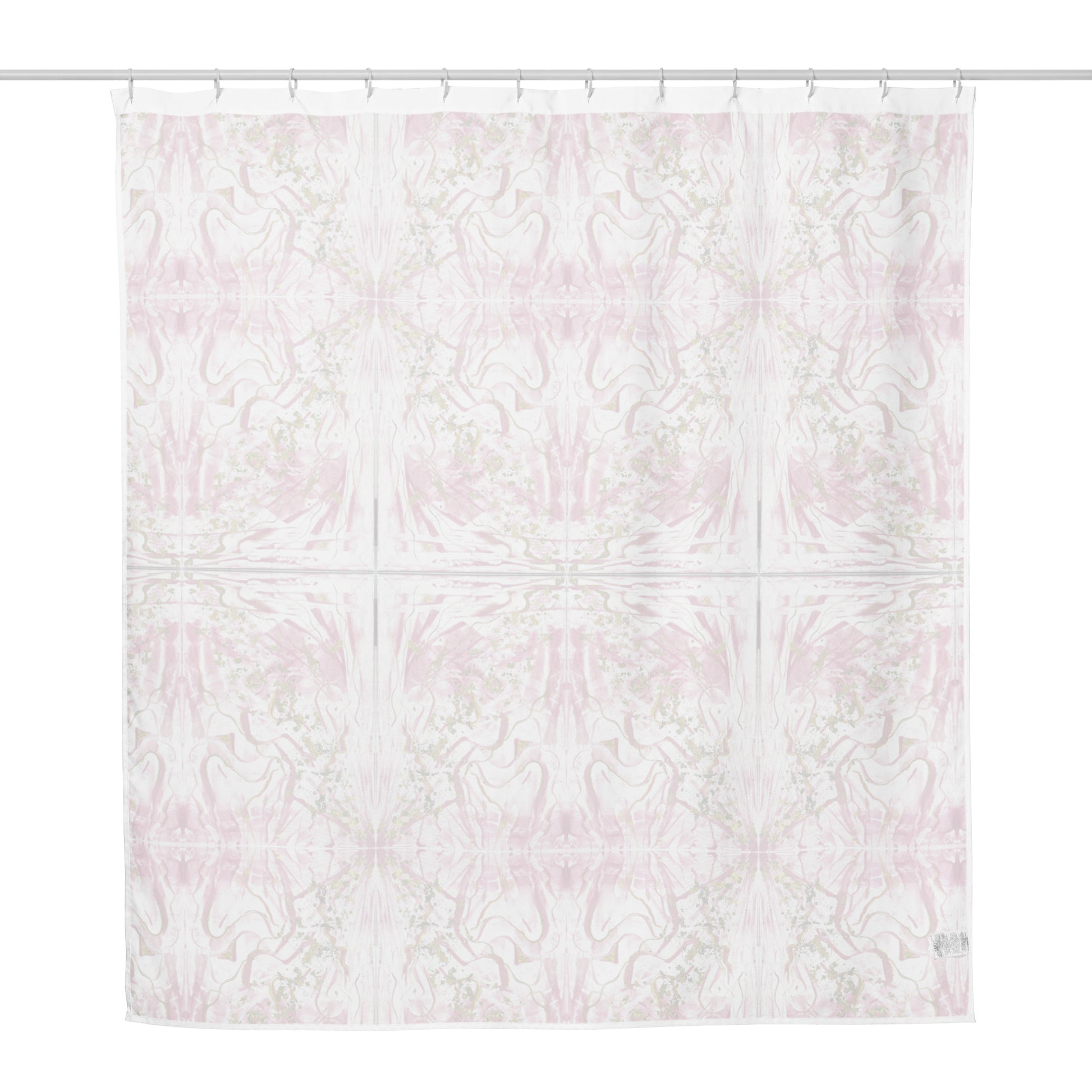 Golden Unraveling - Shower curtain - Glow N Flow Studio 777